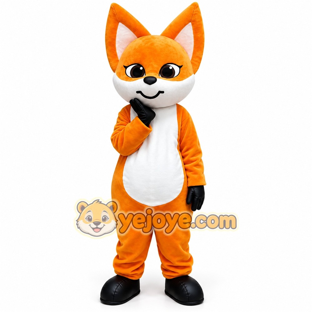 Cartoon fox Mascot costume Cartoon fox Mascot costume