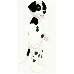 Spotted Dog Cartoon Mascot Costume