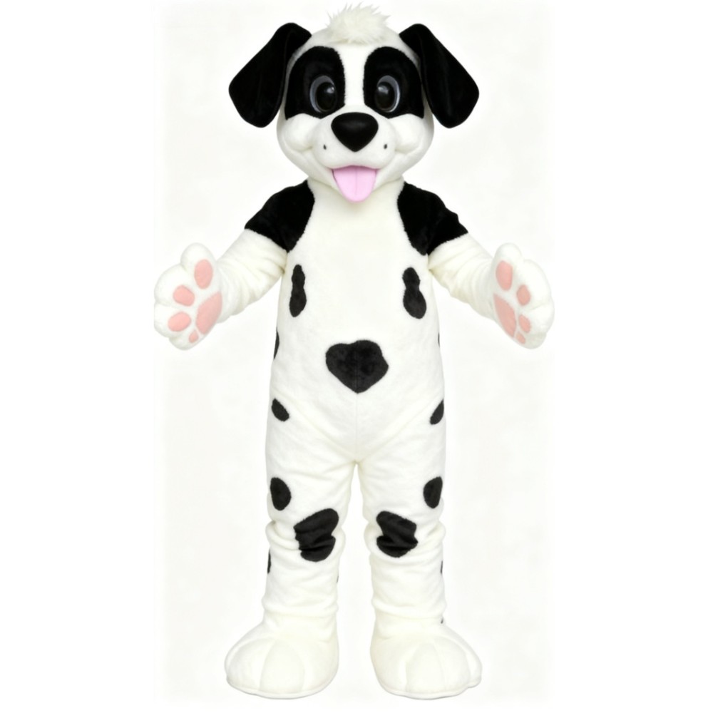 Spotted Dog Cartoon Mascot Costume