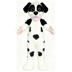 Spotted Dog Cartoon Mascot Costume