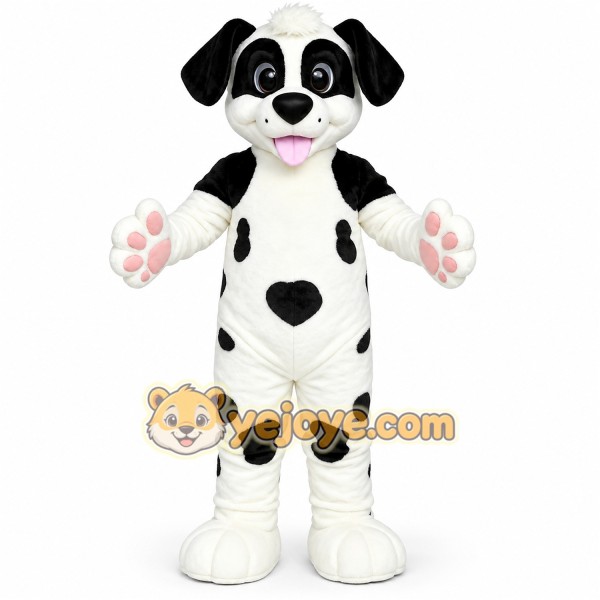 Spotted Dog Cartoon Mascot Costume