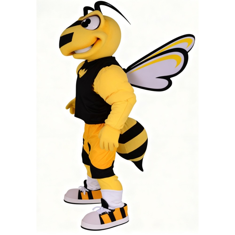 Strong bee Mascot costume