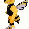 Strong bee Mascot costume