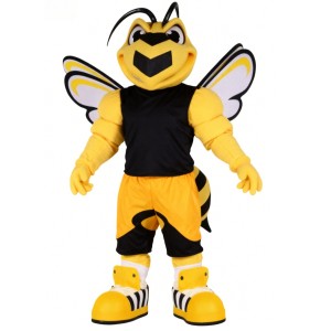 Strong bee Mascot costume