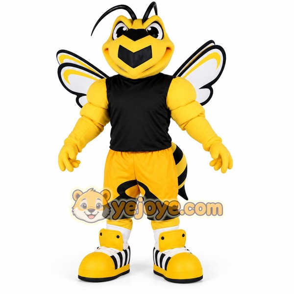 Strong bee Mascot costume