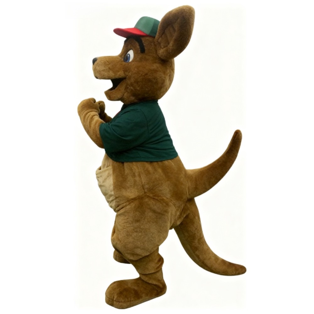 Happy Kangaroo Mascot Costume