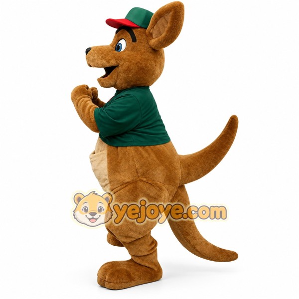 Happy Kangaroo Mascot Costume