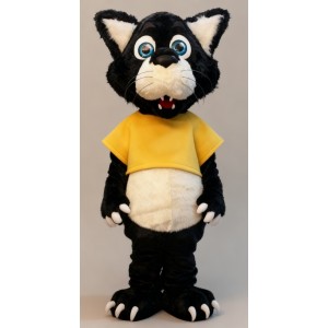 Black Cat Cartoon Mascot Costume