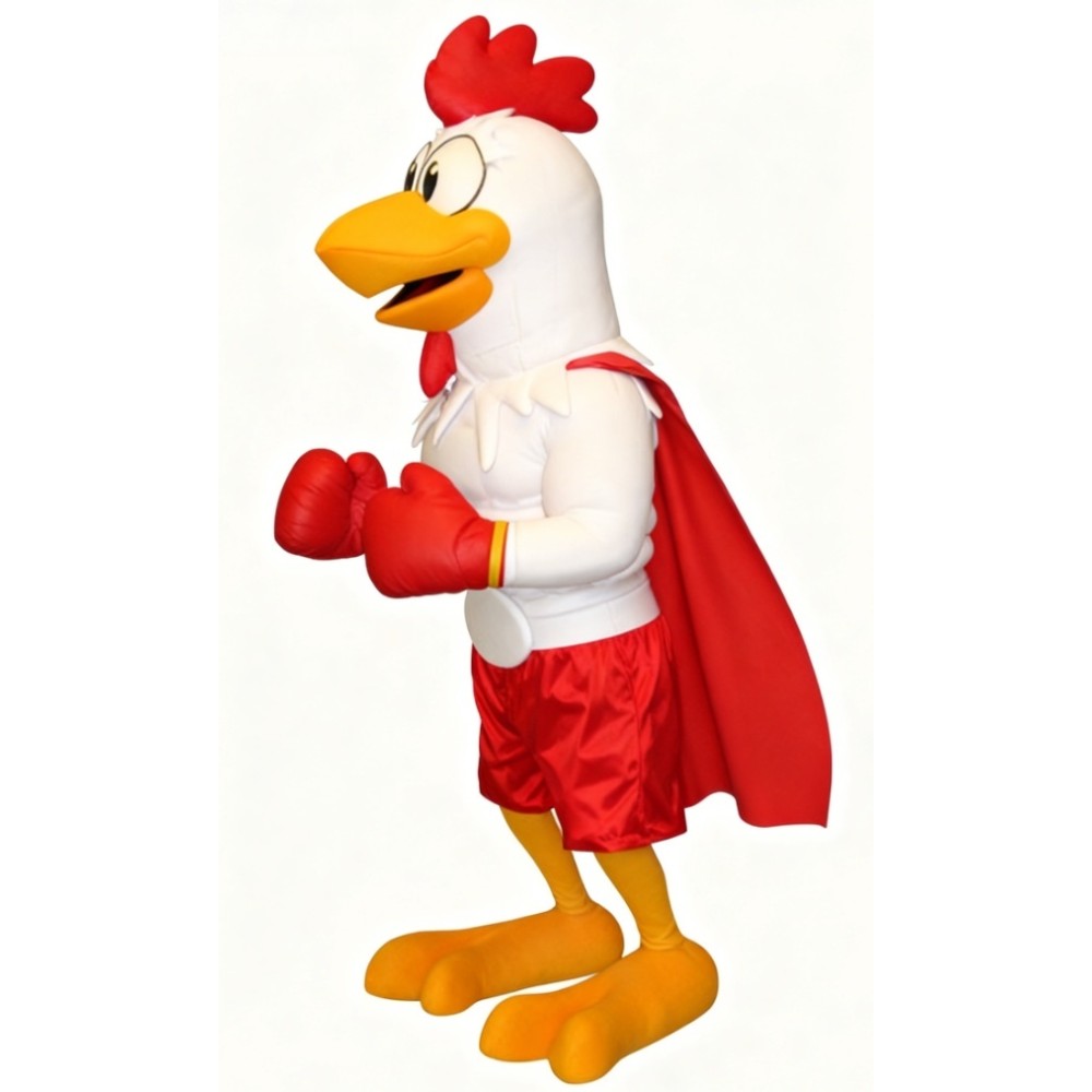 Boxing Rooster Mascot Costume