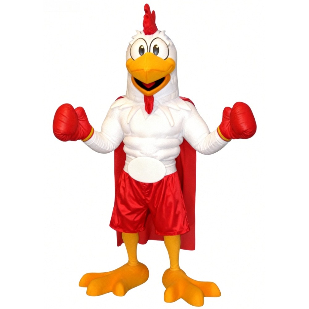 Boxing Rooster Mascot Costume