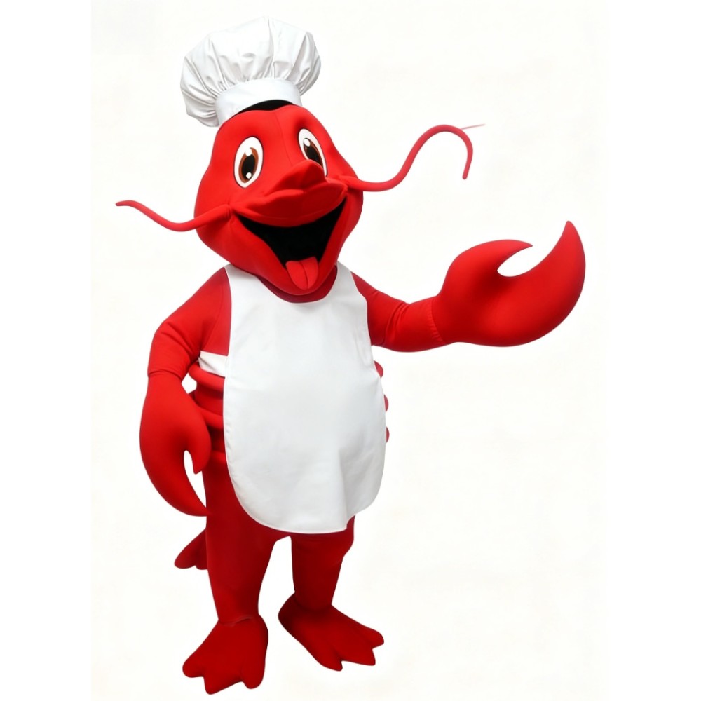 Chef lobster Mascot costume