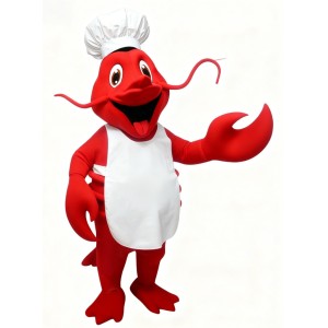 Chef lobster Mascot costume