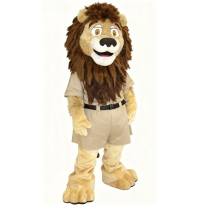 Gentleman lion Mascot costume