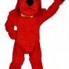 Adorable Red Dog Cartoon Mascot Costume