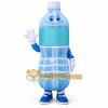 Adorable Mineral Water Bottle Cartoon Mascot Costume Adorable Mineral Water Bottle Cartoon Mascot Costume