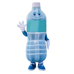 Adorable Mineral Water Bottle Cartoon Mascot Costume