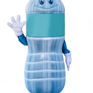 Adorable Mineral Water Bottle Cartoon Mascot Costume