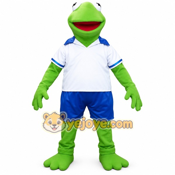 Adorable Frog Cartoon Mascot Costume