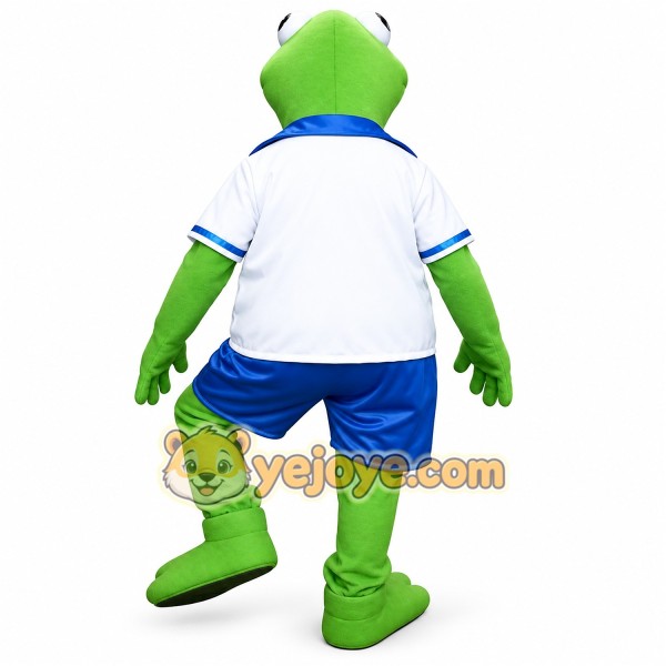 Adorable Frog Cartoon Mascot Costume Adorable Frog Cartoon Mascot Costume