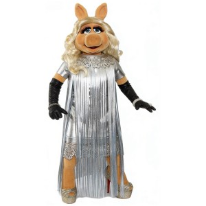 Adorable Princess Piggy Cartoon Mascot Costume