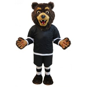 Adorable Brown Bear Cartoon Mascot Costume