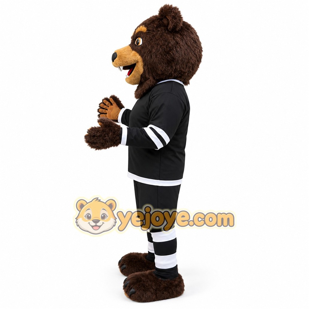 Adorable Brown Bear Cartoon Mascot Costume Adorable Brown Bear Cartoon Mascot Costume