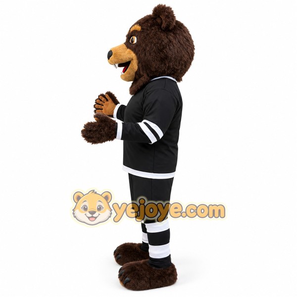 Adorable Brown Bear Cartoon Mascot Costume