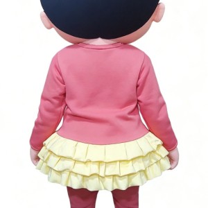 Adorable Girl Cartoon Mascot Costume