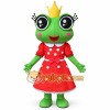 Adorable Frog Princess Cartoon Mascot Costume Adorable Frog Princess Cartoon Mascot Costume