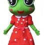 Adorable Frog Princess Cartoon Mascot Costume