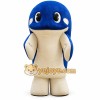 Blue And White Whale Mascot Costume Blue And White Whale Mascot Costume