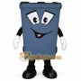 Adorable Trash Can Cartoon Mascot Costume