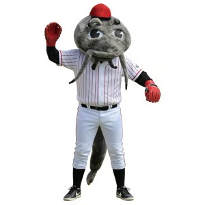 Catfish playing baseball Mascot Costume