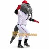 Catfish playing baseball Mascot Costume Catfish playing baseball Mascot Costume