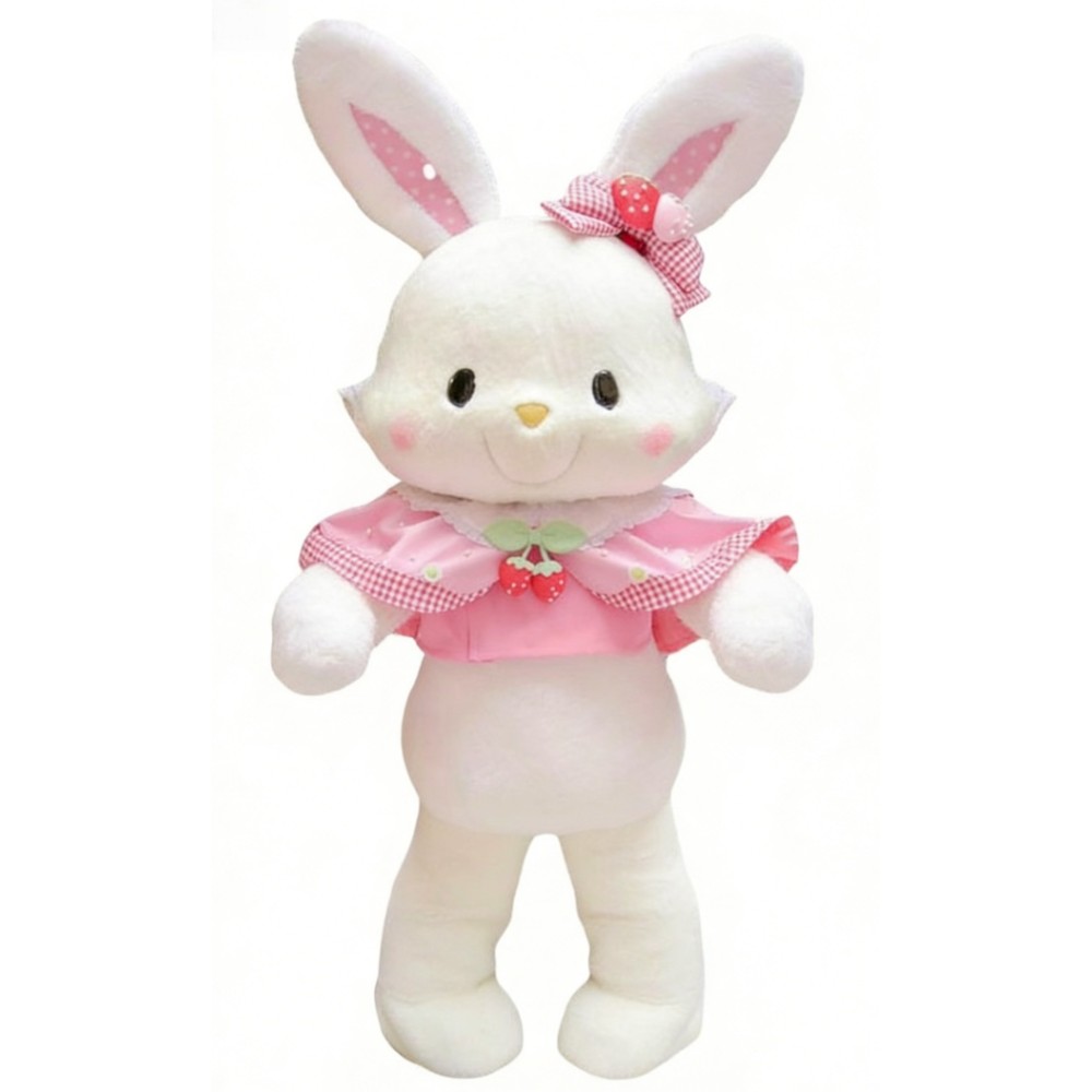 Pink Wearing Bunny Mascot Costume