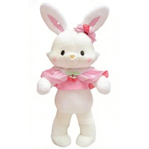 Pink Wearing Bunny Mascot Costume