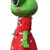 Adorable Frog Princess Cartoon Mascot Costume