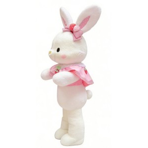 Pink Wearing Bunny Mascot Costume