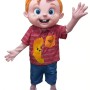 Adorable Boy Cartoon Mascot Costume