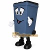Adorable Trash Can Cartoon Mascot Costume Adorable Trash Can Cartoon Mascot Costume