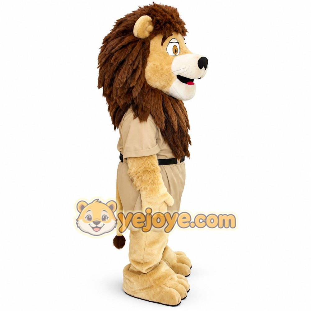 Gentleman lion Mascot costume