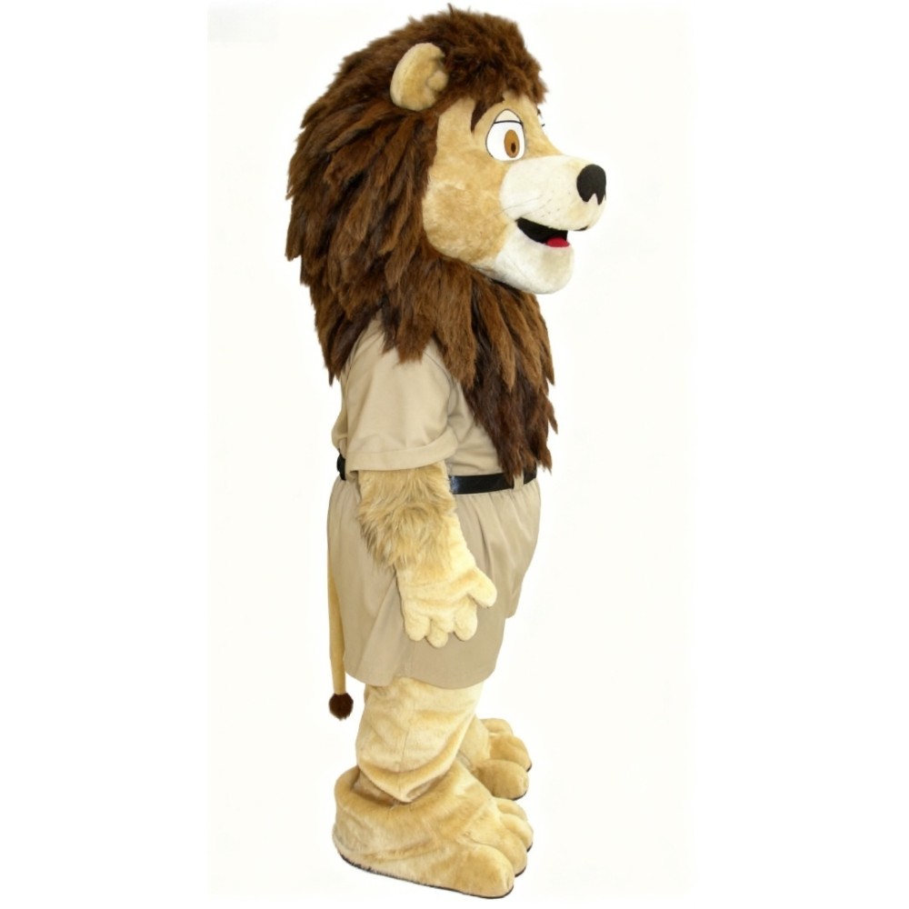Gentleman lion Mascot costume