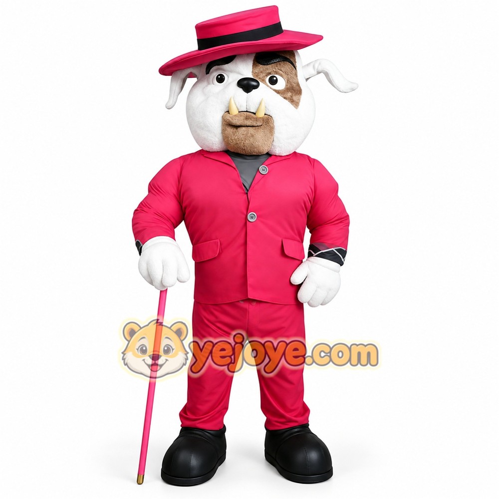 Gentleman Bulldog Mascot Costume Gentleman Bulldog Mascot Costume