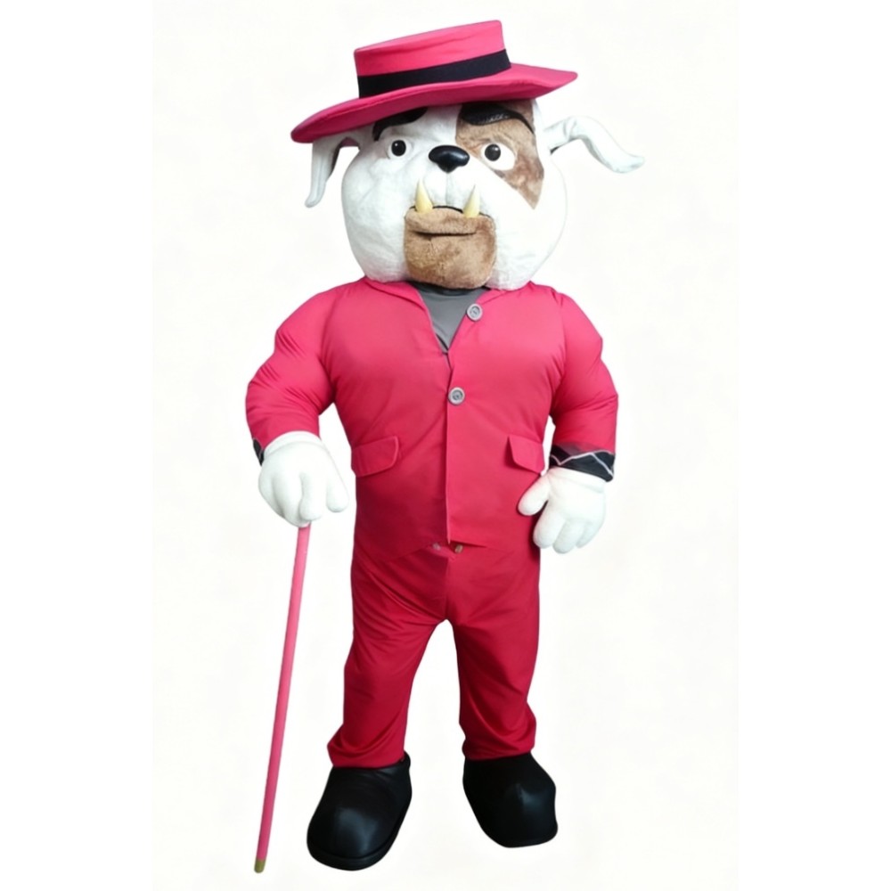 Gentleman Bulldog Mascot Costume