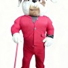 Gentleman Bulldog Mascot Costume