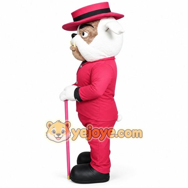 Gentleman Bulldog Mascot Costume