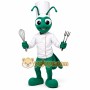 Green Ant Chef Cartoon Mascot Costume