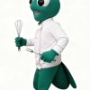 Green Ant Chef Cartoon Mascot Costume