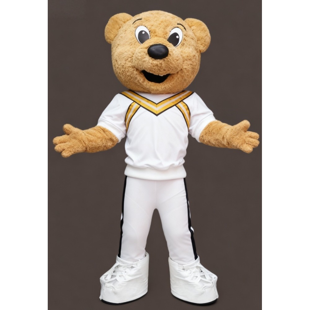 Brown Bear Cartoon Mascot Costume