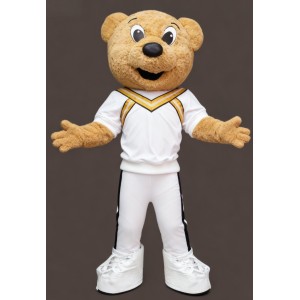 Brown Bear Cartoon Mascot Costume